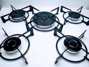 Queimador Espalha Chama E Grades Fogão Cooktop Fischer 1743 Queimador Espalha Chama E Grades Fogão Cooktop Fischer 1743