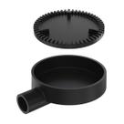 Queimador Palmatoria Curto Completo de Fogão em Ferro 13cm