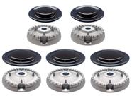 Queimadores + Espalhadores P/fogões Consul CFS5VAR/CFS5VBE 5 bocas Queimadores + Espalhadores P/fogões Consul CFS5VAR/CFS5VBE 5 bocas