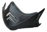 Queixeira Preto Brilho Ou Fosco - Capacete Peels Mirage