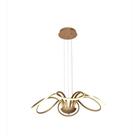 Querolustre Pendente Dcd015061 Led 48w 3000k Dourado