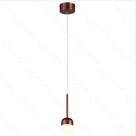 Querolustre Pendente Dcd01818 6w 3000k Marrom