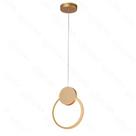 Querolustre Pendente Dcd03095 Led 12w 3000k Dourado