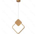 Querolustre Pendente Dcd03098 Led 14w 3000k Dourado