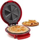 Quesadilla Maker Elite Gourmet EQD-118 elétrico de 6 cunhas vermelho