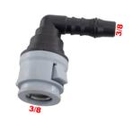 Quick Conector 90 Graus Longo 3/8 X 3/8