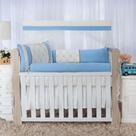 Quit, kit enxoval para berço bebê talismã azul menino