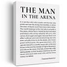 Quote motivacional de Jerloe The Man in the Arena