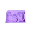 R137 Molde de silicone dia dos pais chaveiro resina decorar