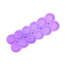 R148 Molde de silicone 12 cavidades redondo resina decorar