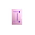 R172 Molde de silicone letra I resina decorar