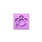 R23 molde de silicone resina chaveiro flor