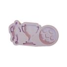 R238 Molde de silicone Copa do mundo resina chaveiro