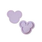 R254 Molde de silicone shaker ratinho resina chaveiro