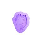 R294 Molde de silicone coração real resina decoração