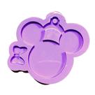 R307 Molde de silicone bola natal ratinho resina decorar