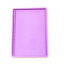 R341 molde de silicone caderno espiral 1/4 resina decorar