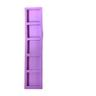 R351 Molde de silicone 5 quadrados resina decorar