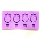 R386 Molde de silicone kit anéis médio resina decorar