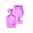 R391 Molde de silicone taça resina decorar