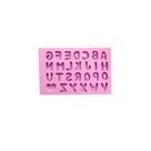R43 Molde de silicone alfabeto resina confeitaria