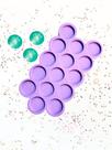 R476 molde de silicone círculos 3cm 15cavidades resina