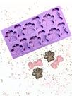 R484 molde de silicone paleta patinha ossinho médio resina decorar