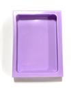R498 molde de silicone eternização 2cm retângulo resina decorar