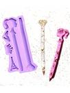 R514 molde de silicone barbie caneta resina decorar