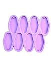 R517 molde de silicone tag resina decorar