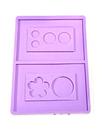 R524 Molde de silicone alça bolsa retangular resina decorar