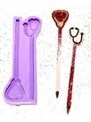 R556 Molde de silicone caneta medicina enfermagem resina decorar