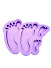 R648 Molde de silicone pé maternidade resina decorar