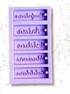 R721 Molde de silicone chaveiro Tag Profissões resina decorar