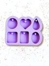 R738 Molde de silicone pingentes Diversos Fundinhos resina decorar