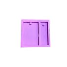 R84 Molde de silicone tag placa chaveiro eternização resina