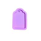 R89 Molde de silicone TAG chaveiro tag resina