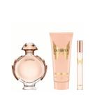 Rabanne Olympea Eau de Parfum Perfume Feminino 80ml + Travel Size 10ml + Body Lotion 100ml