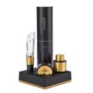Rabbit Conjunto Abridor De Vinho Elétrico Preto e Dourado - 5 peças Rabbit Conjunto Abridor De Vinho Elétrico Preto e Dourado - 5 peças