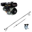 Rabeta Horizontal Luxo 2,2m com Motor a Gasolina 6,5cv 196cc Eixo 3/4 TE65N-XP Toyama