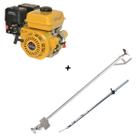 Rabeta Horizontal Simples 1,7 m Cinza Para Barco Buffalo 6,5cv