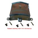 Rabeta traseira central preta c/3 presilhas Honda Pop 110i 2016 a 2025 trilha