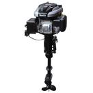 Rabeta Vertical de Alumínio Preta com Motor Toyama 6,5 cv TE65V1-HF Bristol