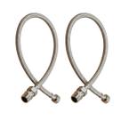 Rabicho Engate Mangueira Flexivel Par Pia Grande Torneira 80cm Misturador Agua Fria Quente Monocomando Banheiro Cozinha