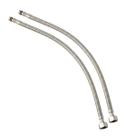 Rabicho Engate Par Flexível Mangueira Monocomando Misturador 80cm Torneira Água Quente Fria Par Banheiro Cozinha