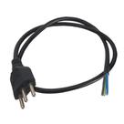 Rabicho macho 3x1,5mm 0,30cm comum - siltronics