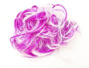 Rabicó Cabelo Sintético Lilás e Branco 13cm Aprox. Rabicó Cabelo Sintético Lilás e Branco 13cm Aprox.