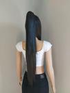 Rabo de cavalo aplique castanho escuro cor 2 liso 70cm Rabo de cavalo aplique castanho escuro cor 2 liso 70cm