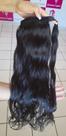 Rabo de cavalo cabelo humano liso ondulado 65cm/150g Rabo de cavalo cabelo humano liso ondulado 65cm/150g