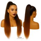 Rabo de Cavalo Cabelo Liso Modelo Marília Ser Mulher Yaki Straight Bio Vegetal Fibra Futura 70 cm 150 gramas Rabo de Cavalo Cabelo Liso Modelo Marília Ser Mulher Yaki Straight Bio Vegetal Fibra Futura 70 cm 150 gramas